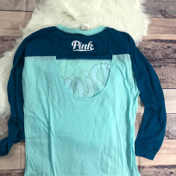 PINK VS Open Back Long Sleeve Shirt - Picture 2 of 4